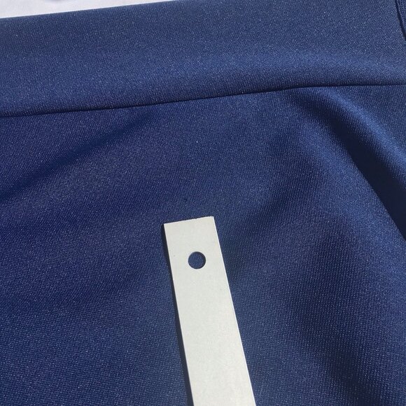 Vtg 60s 70s Giamo Knits Mod Navy Blue Striped Knit Maxi Sailor Sweater Dress USA - Picture 16 of 16